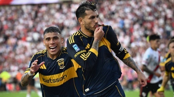 Con un gol de Paredes, Boca le ganó a River por 1 a 0 en el Superclásico 