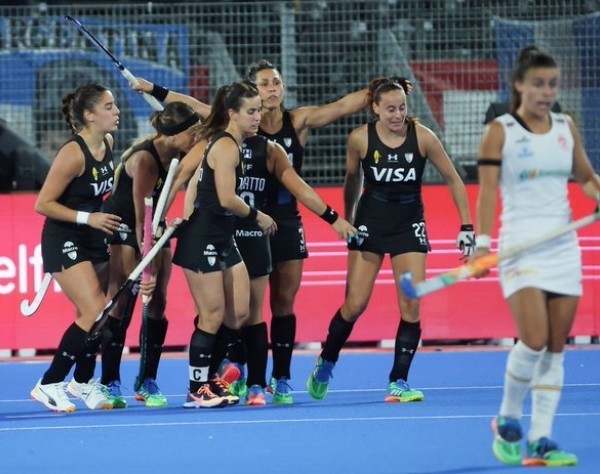 Las Leonas golearon a España y se metieron en semis del Mundial de Hockey